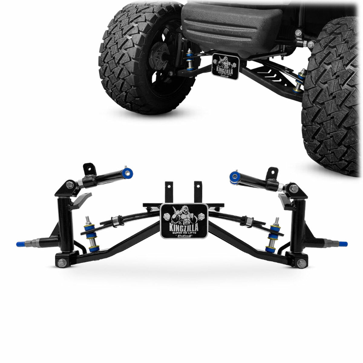 KINGZILLA Super HD 6" Double A-Arm Kingpin Lift Kit - Fits Yamaha Drive2 without I.R.S.