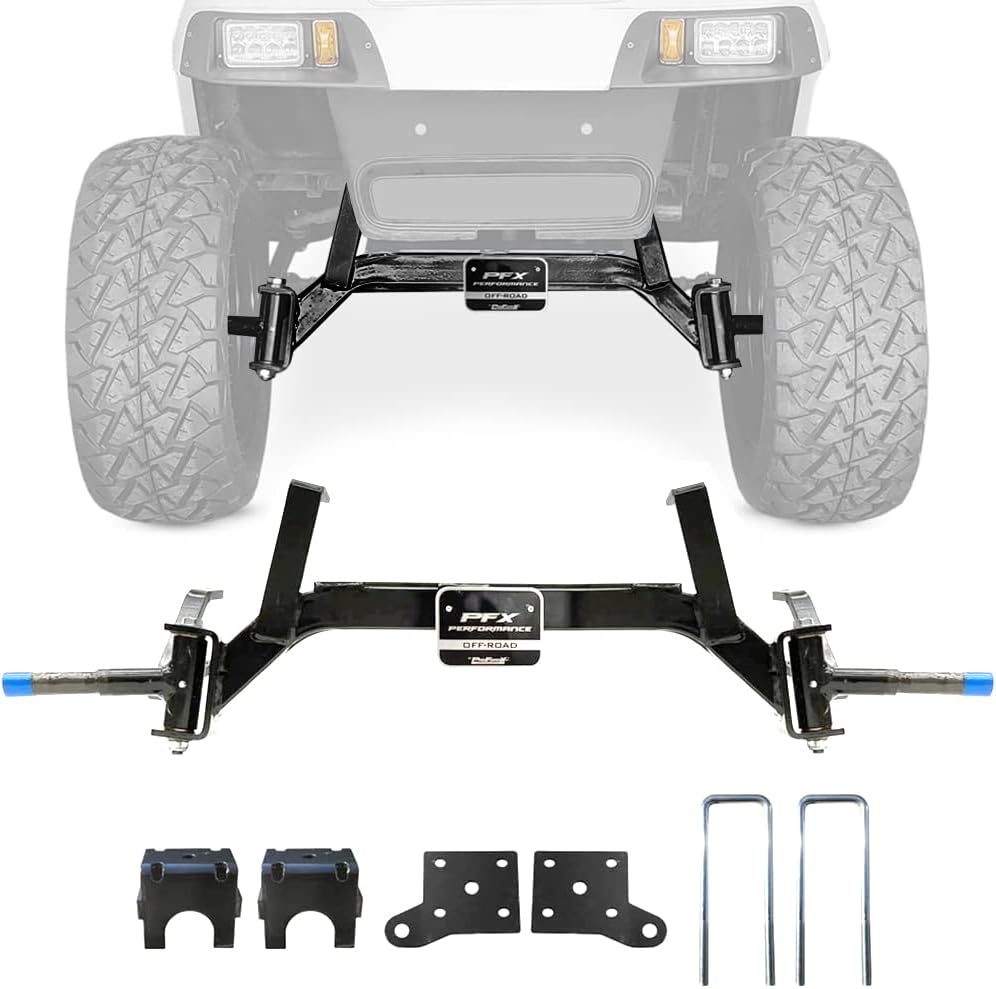 5" Drop Axle Lift Kit - Fits E-Z-Go TXT (2001.5 - Up)