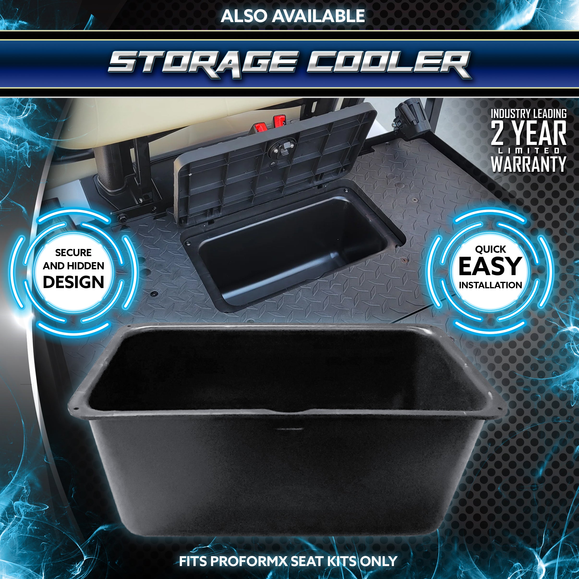 ProFormX Challenger HD Rear Seat - Fits E-Z-GO TXT/Freedom 1994.5-up (