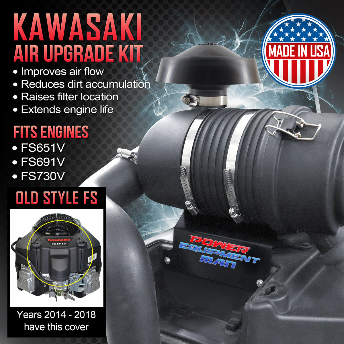 Kawasaki FS Air Filter Upgrade Kit