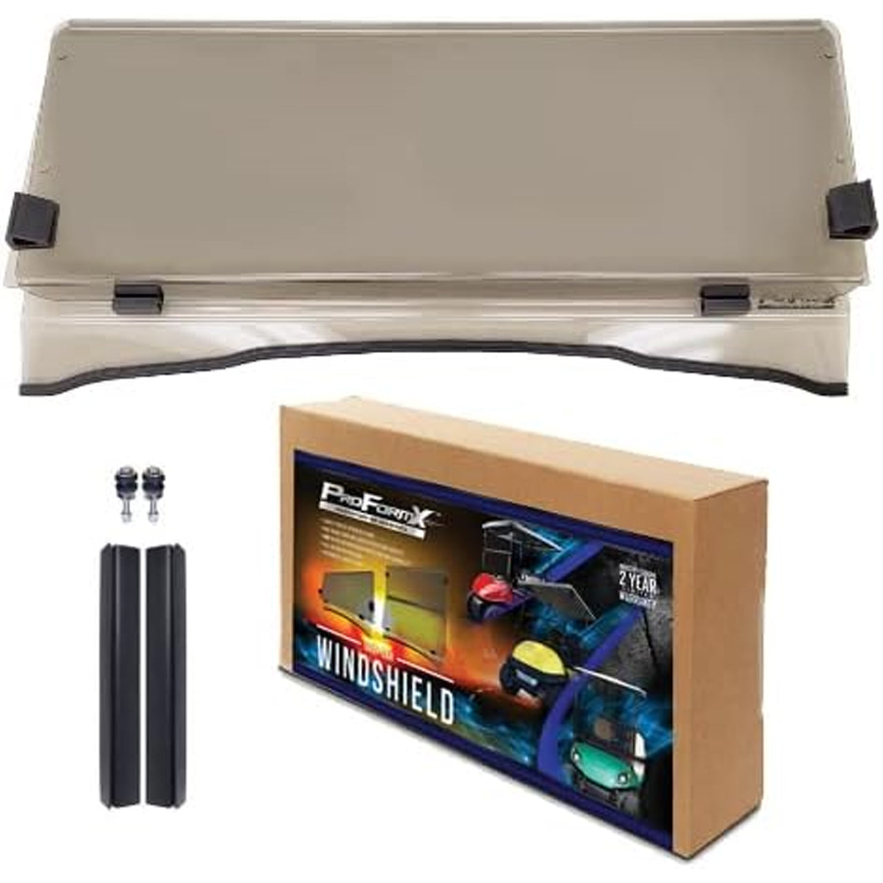 ProFormX Tinted Fold-Down Windshield - Fits E-Z-Go TXT (1994-2013)