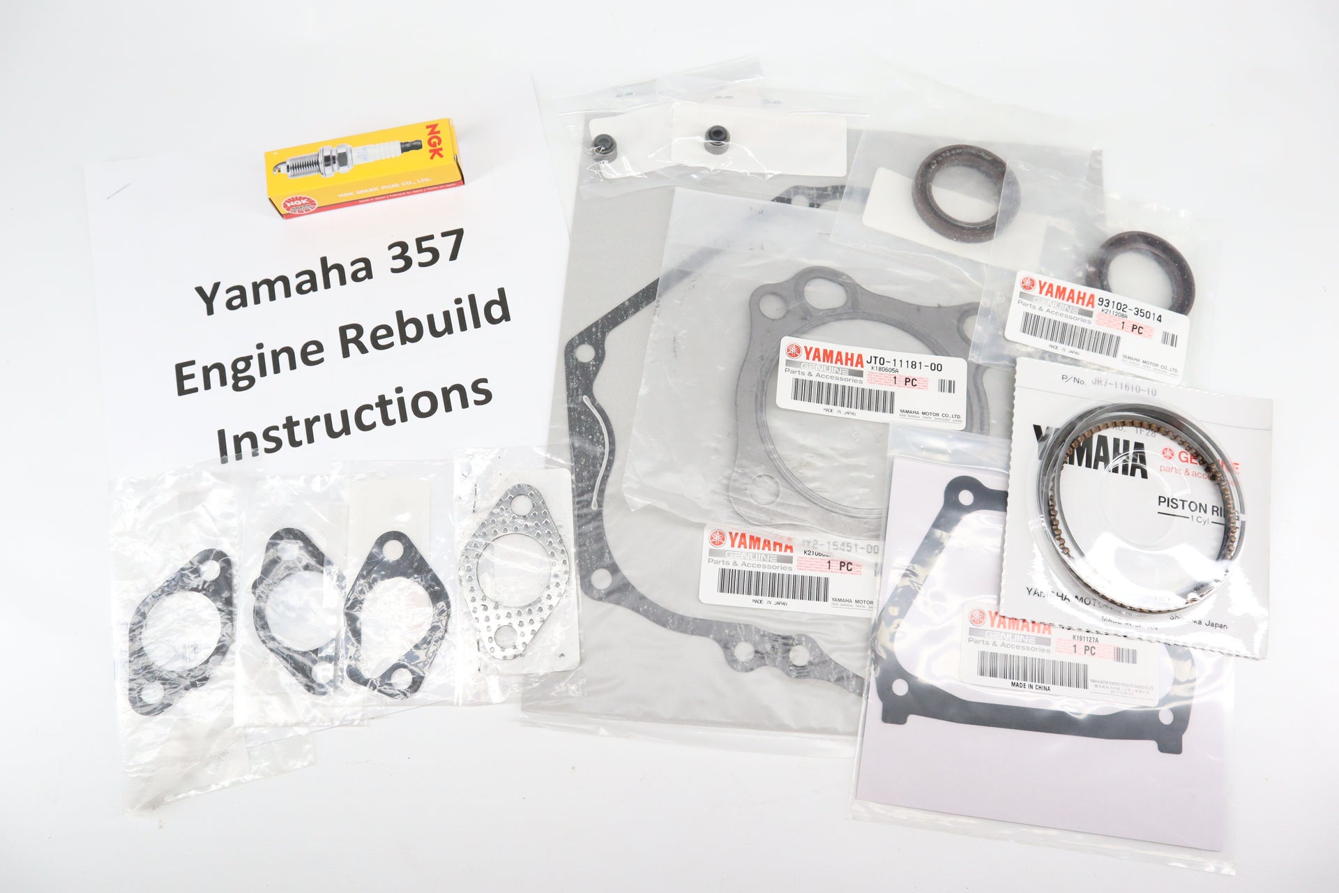 Yamaha Golf Cart Engine Rebuild Kit - 357cc